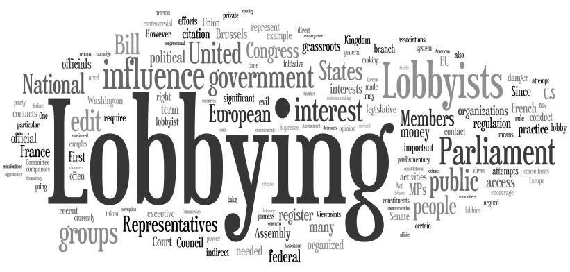 Le lobbying au Tchad : état des lieux, défis et perspectives d'institutionnalisation